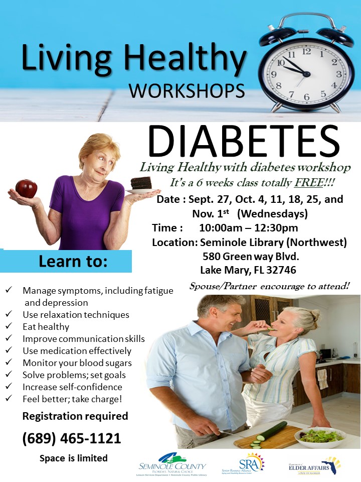 Diabetes Self-Management Workshops | Seminole County Public Library