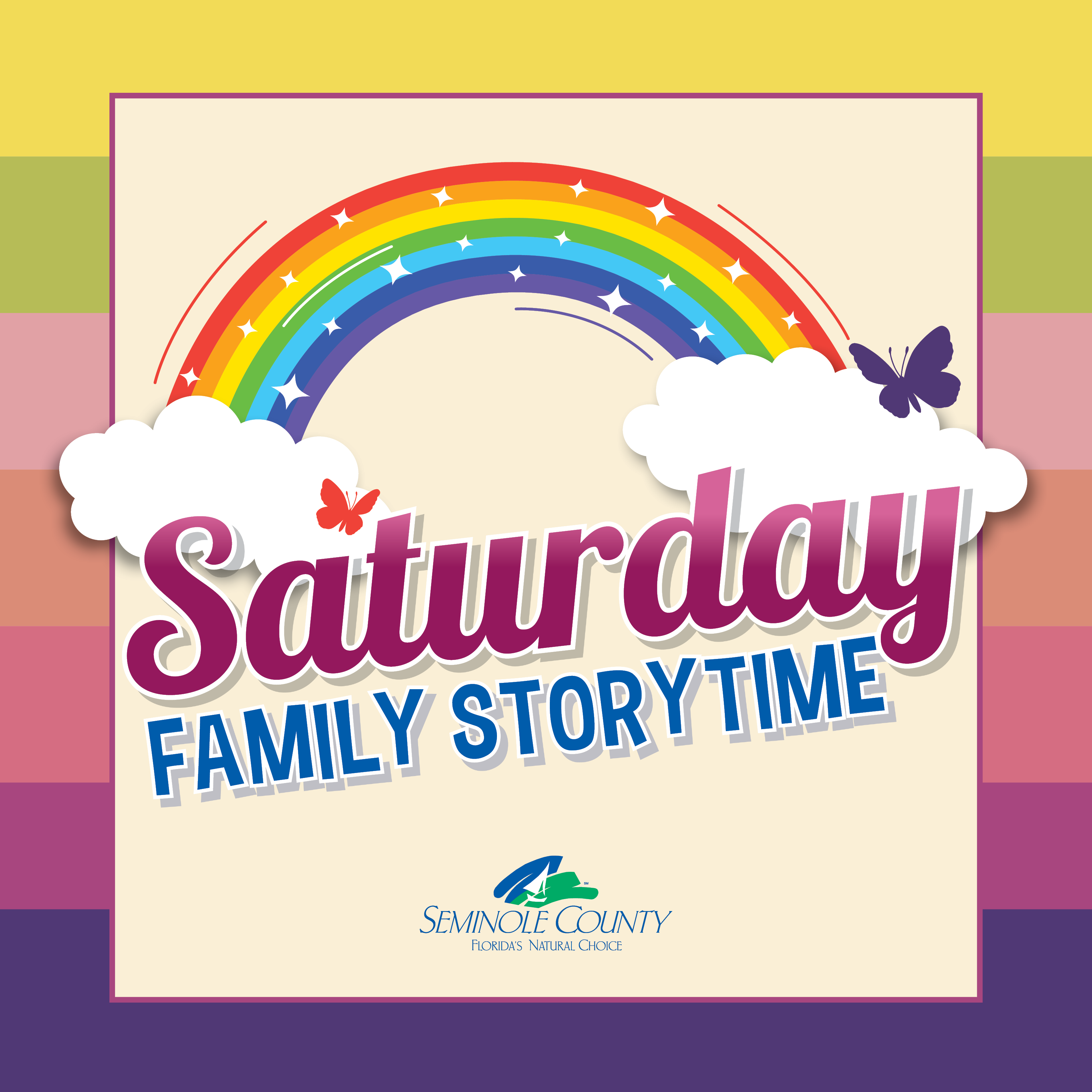 Saturday Family Storytime for kids ages 0-5 years @ Central Branch