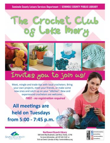Crochet Club Flyer