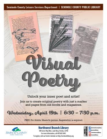 Visual Poetry Program at Northwest Branch Library