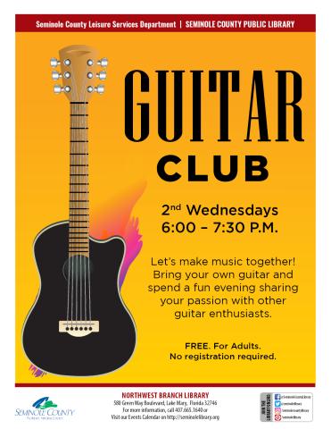 Guitar Club Flyer