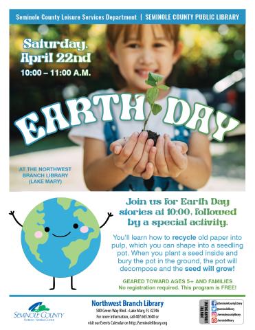 Earth Day at the Northwest Branch Library