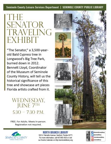 The Senator Traveling Exhibit at North Branch Library