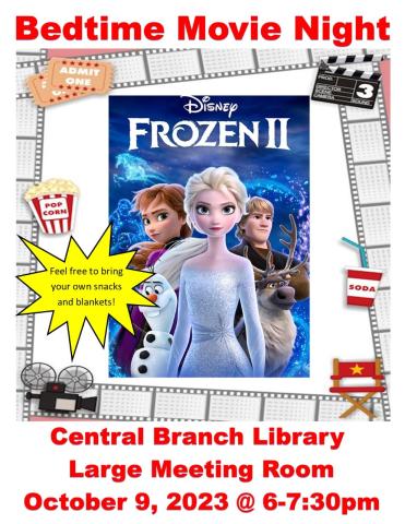 Frozen 2 Movie Program at Central Branch Library