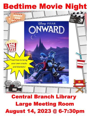 Onward Movie Program at Central Branch Library