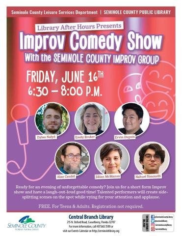 Improv Comedy Show at Central Branch Library