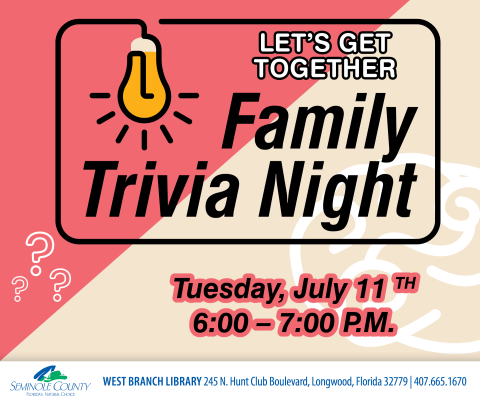 Let’s Get Together Family Trivia Night at West Branch Library