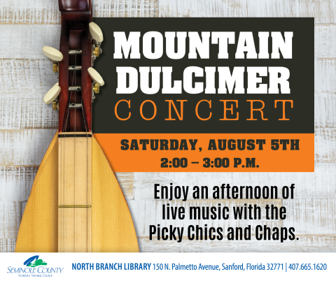 Mountain Dulcimer Concert at North Branch Library