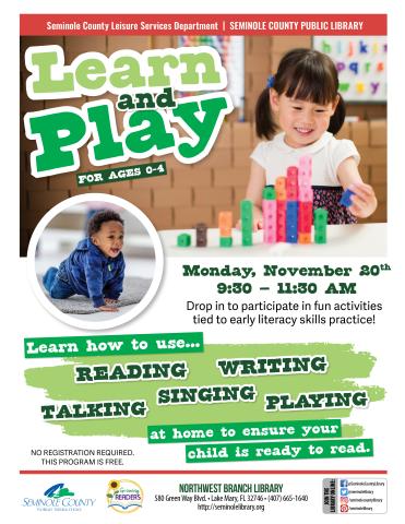 Learn and Play - Northwest Branch Library