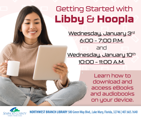 Get Started with Libby & Hoopla program at Northwest Branch Library