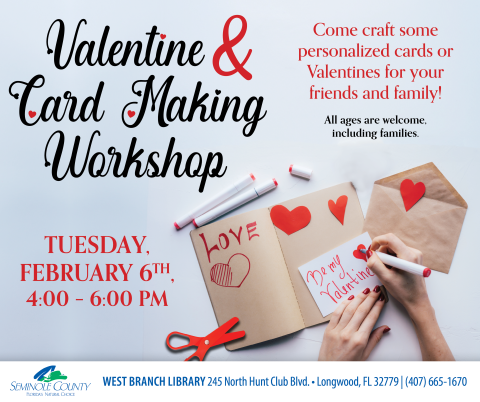 Valentine & Card Making Workshop