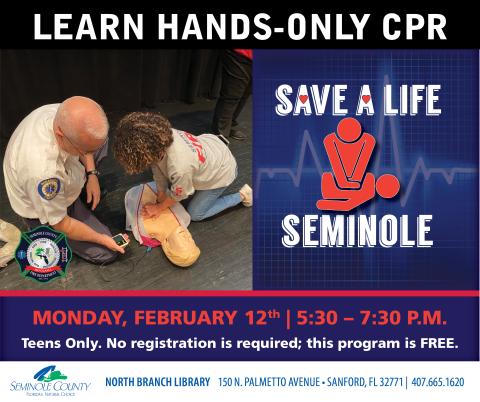 Teen Hands Only CPR and AED - North