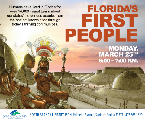 Florida's First People program at North Branch Library