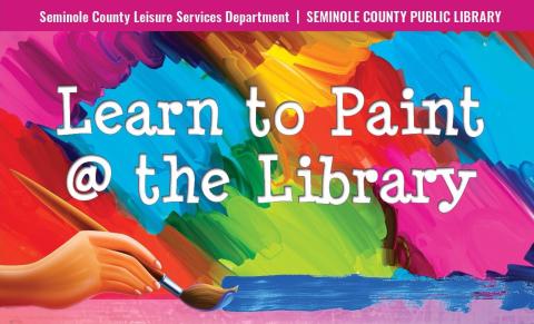 Learn to Paint program at Northwest Branch Library