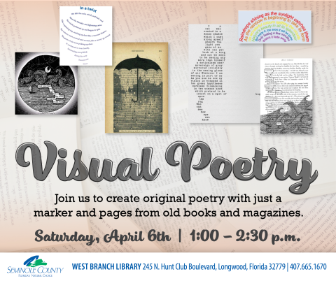 Visual Poetry Program at West Branch Library