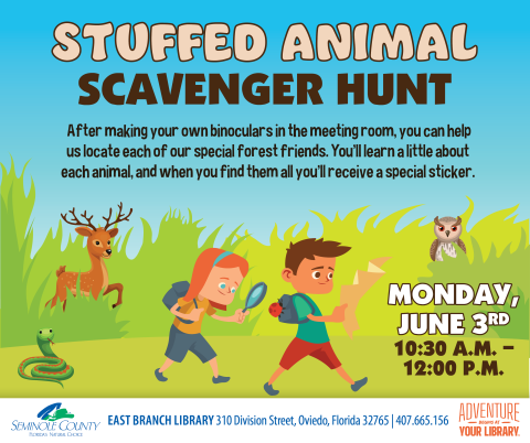 Stuffed Animal Scavenger Hunt