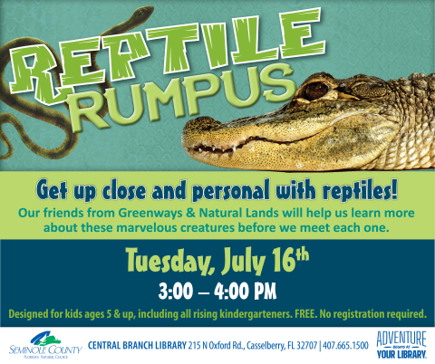 Reptile Rumpus - Central