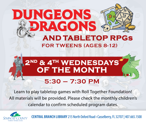 Dungeons & Dragons and RPGs for Tweens