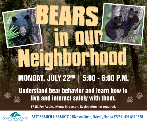 Bears in Our Neighborhood program at East Branch Library