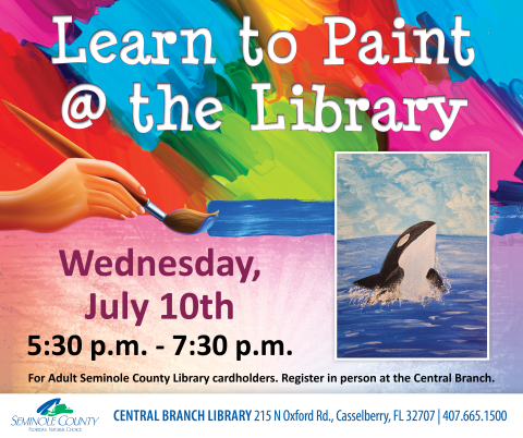 Learn to Paint at the Central Branch Library