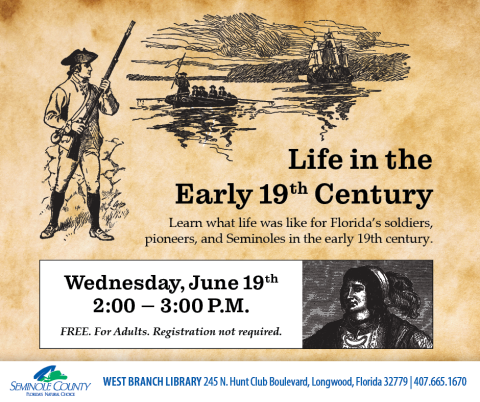 Life in the Early 19th Century program at West Branch Library