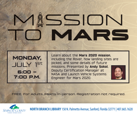 Mission to Mars program at North Branch Library