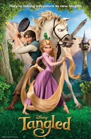 Interactive Movie Tangled at West Branch Library