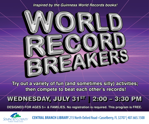 World Record Breakers - Central Branch Library