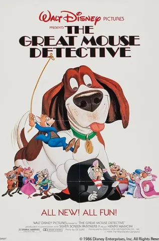 The Great Mouse Detective movie program at East Branch Library