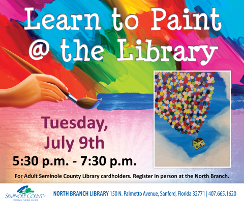 Learn to Paint at the North Branch Library