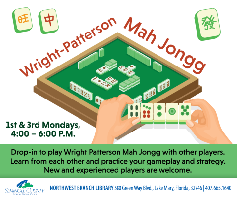 Wright Patterson Mah Jongg program at Northwest Branch Library