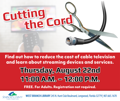 Cutting the Cord program at West Branch Library