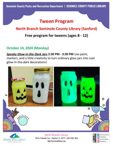 Spooky Glow-in-the-Dark Jars - for Tweens, Ages 8-12