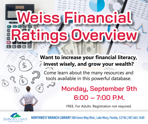Weiss Financial Ratings Overview program at Northwest Branch Library