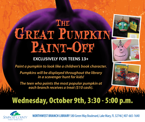 The Great Pumpkin Paint-Off - Northwest, 2024