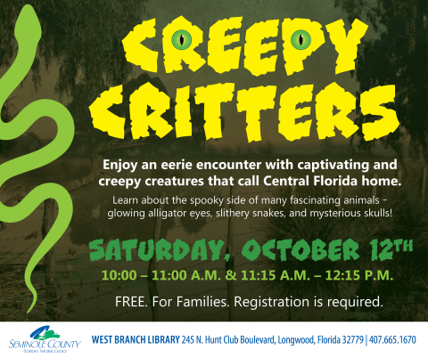 Creepy Critters Program Image