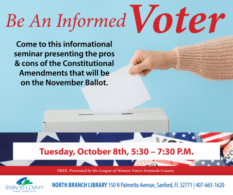 Be An Informed Voter Program Image 