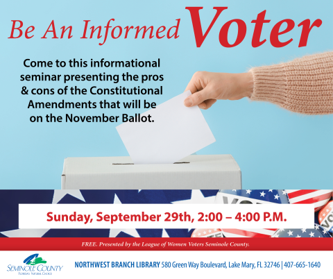 Be An Informed Voter Program Image 