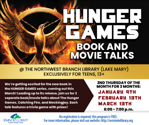 Hunger Games Book and Movie Talks - Northwest