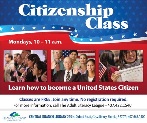 Citizenship Class at Central Branch Library