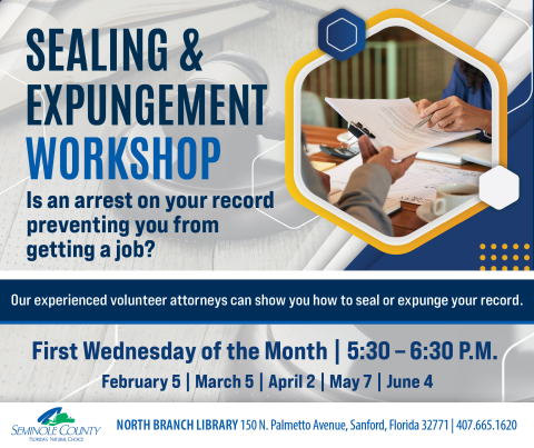 Sealing & Expungement Workshop @ North Branch Library