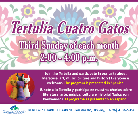 Tertulia Cuatro Gatos at Northwest Branch Library