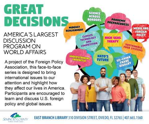 Great Decisions 2025 at East Branch Library