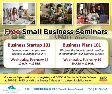 SBDC Business Seminars at North Branch Library