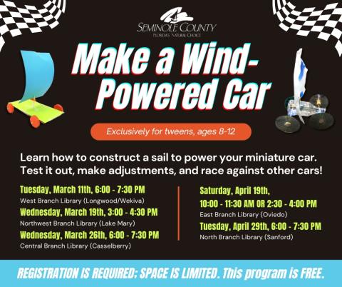 Make a Wind-Powered Car for Tweens (ages 8-12)