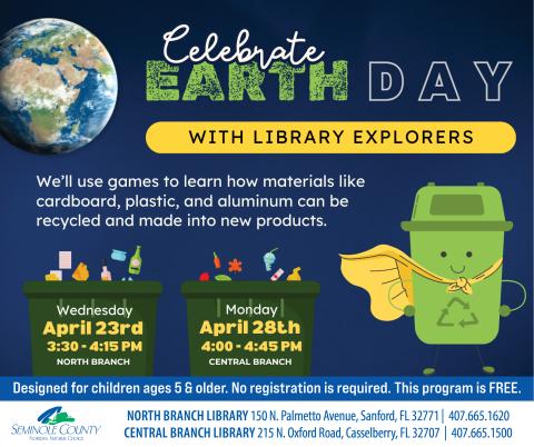 Earth Day Library Explorers