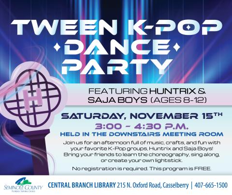 K-Pop Dance Party for Tweens
