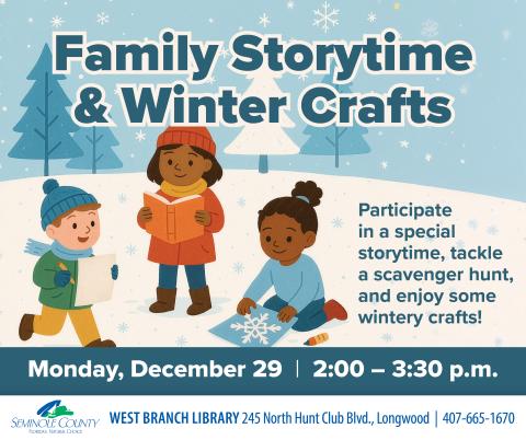 Family Storytime & Winter Crafts