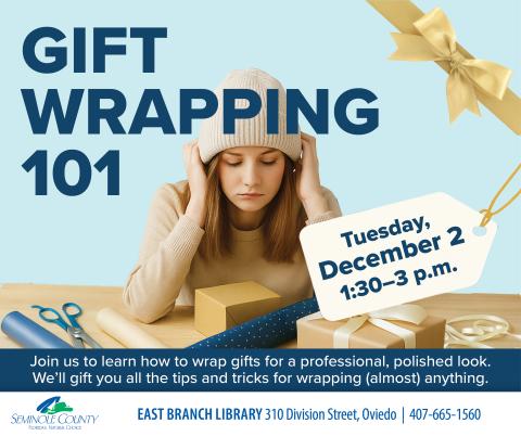 Gift Wrapping 101 Flyer