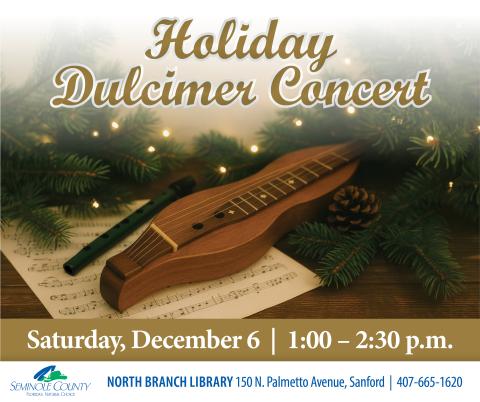 Holiday Dulcimer Concert Flyer
